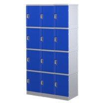 Steelco ABS Plastic Lockers 4 Door Triple Bank