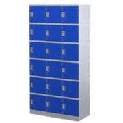 Steelco ABS Plastic Lockers 6 Doors Triple Bank
