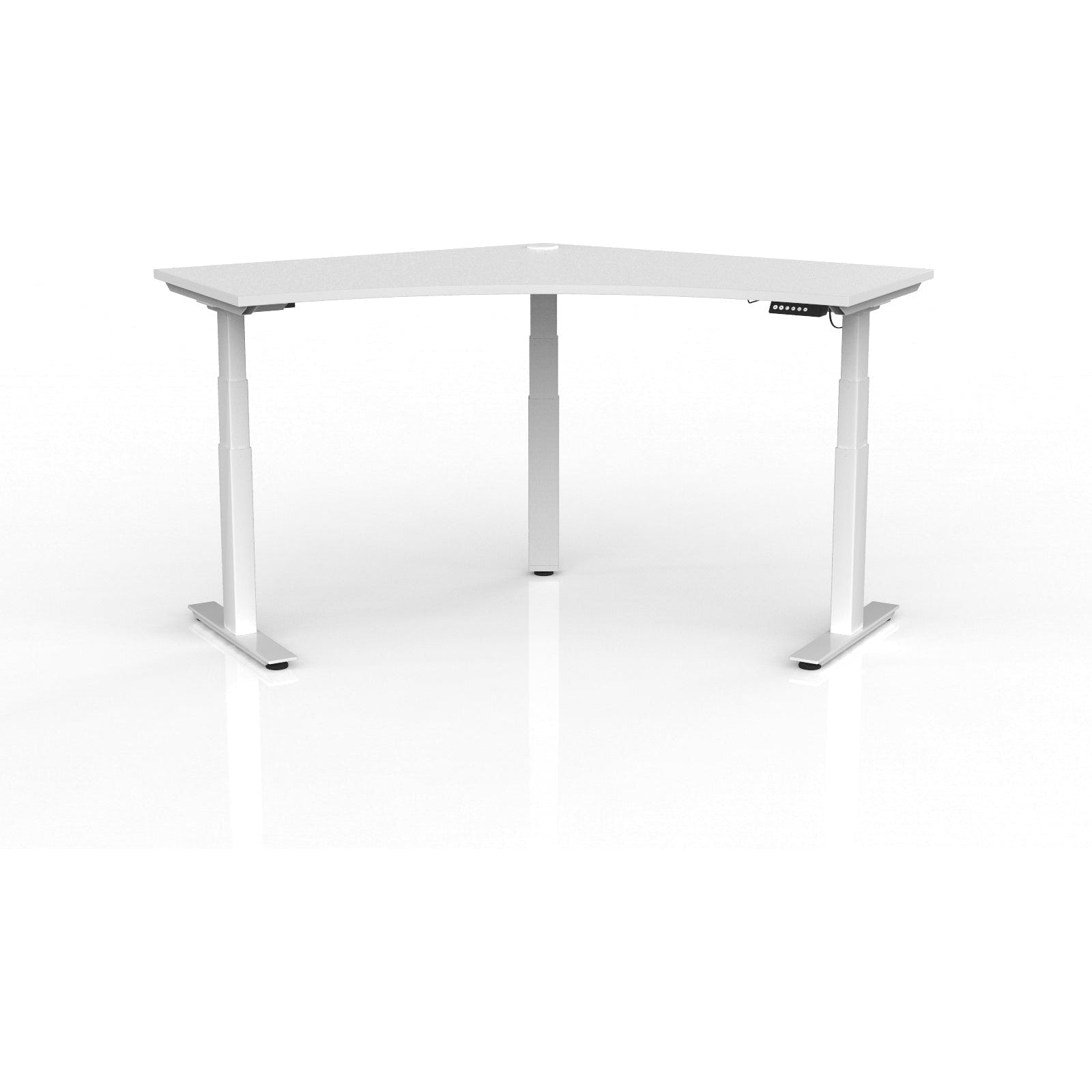 Agile+ Electric Height Adjustable 120 Degree Workstation