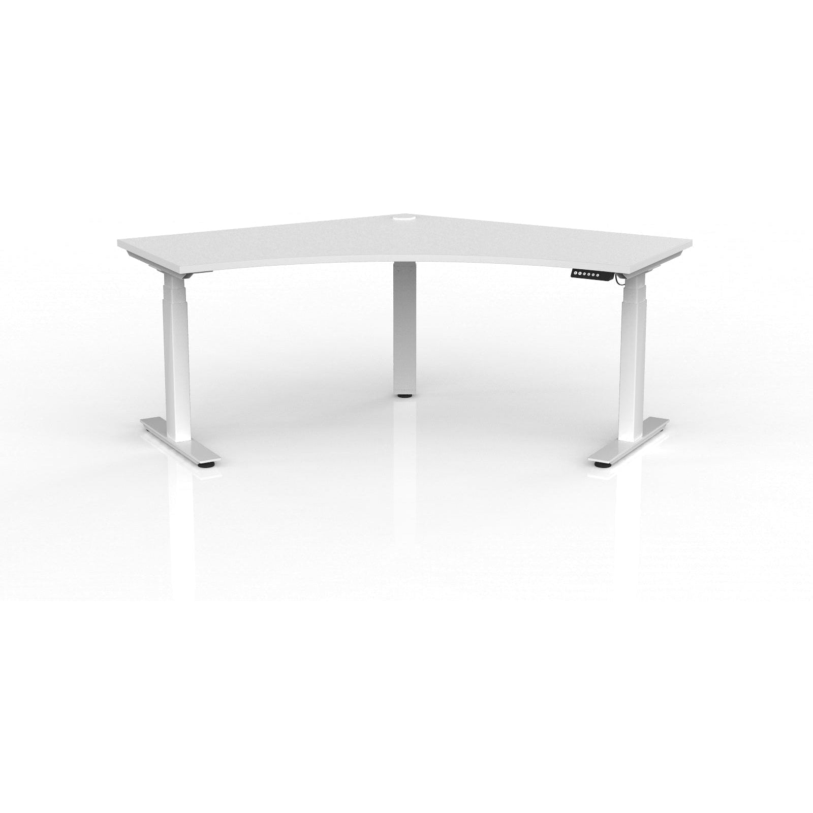 Agile+ Electric Height Adjustable 120 Degree Workstation