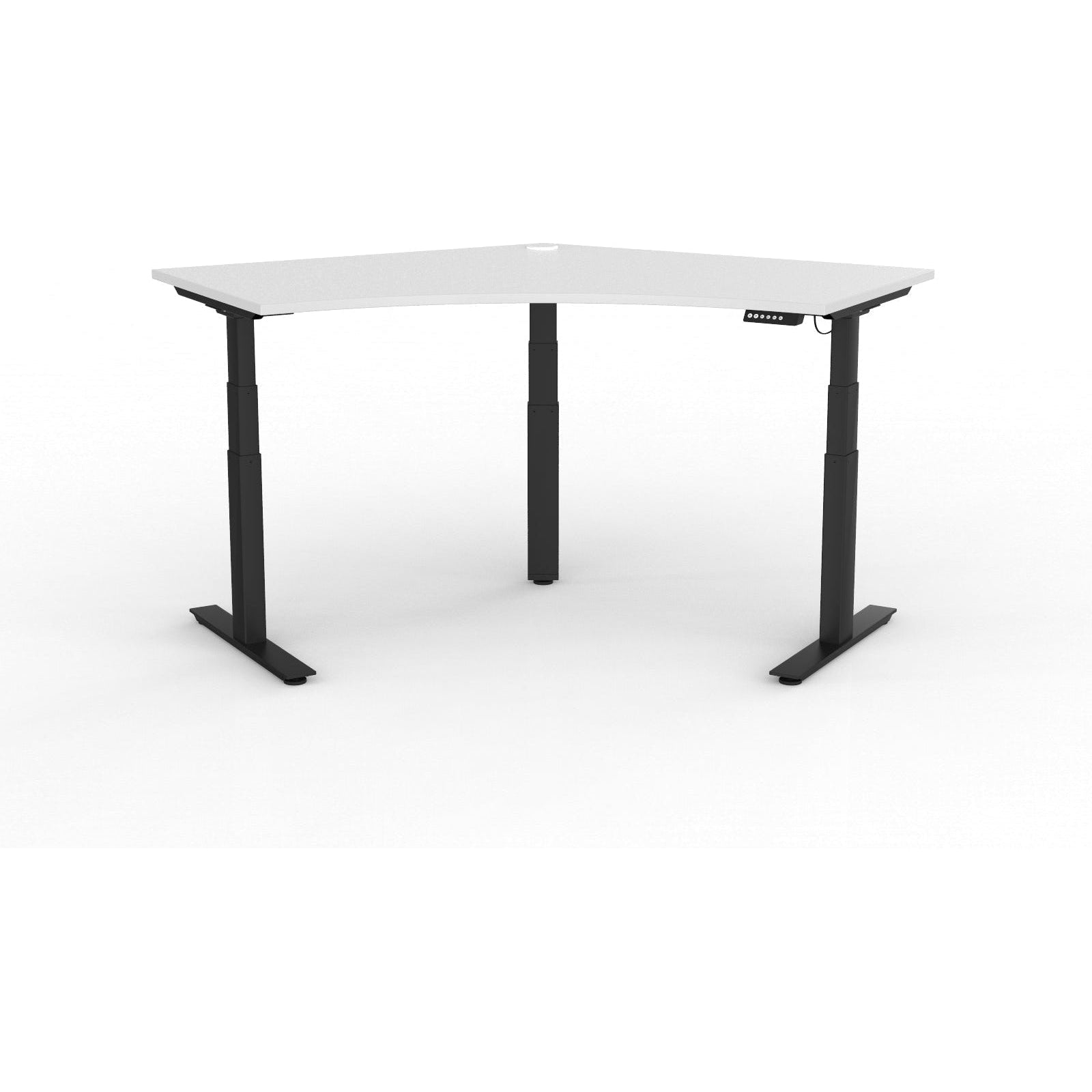 Agile+ Electric Height Adjustable 120 Degree Workstation
