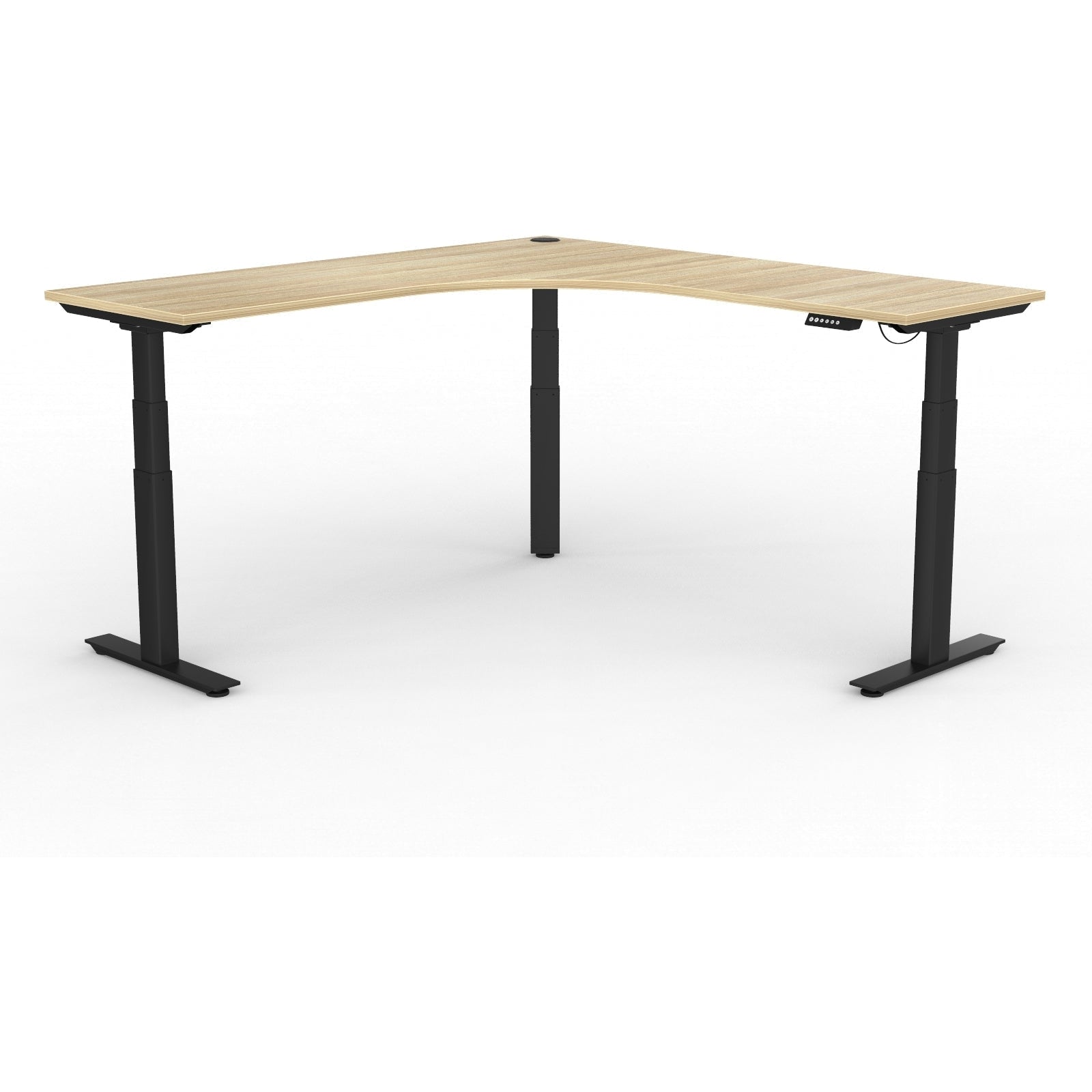 Agile+ Electric Height Adjustable Corner Workstation