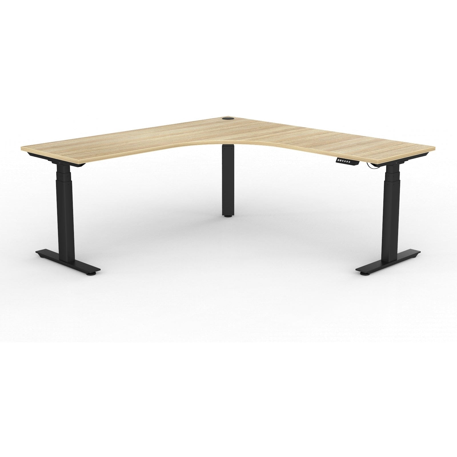 Agile+ Electric Height Adjustable Corner Workstation