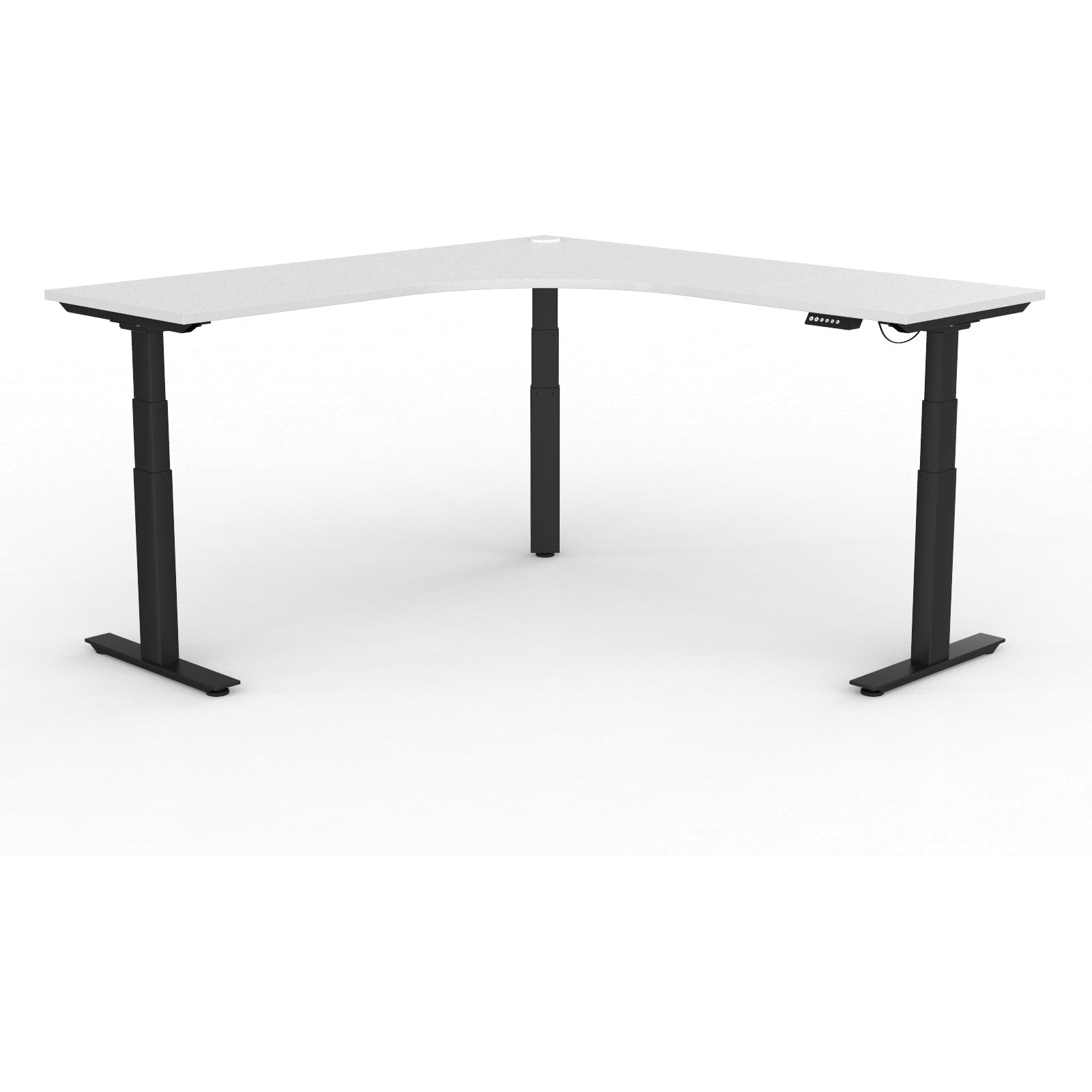 Agile+ Electric Height Adjustable Corner Workstation