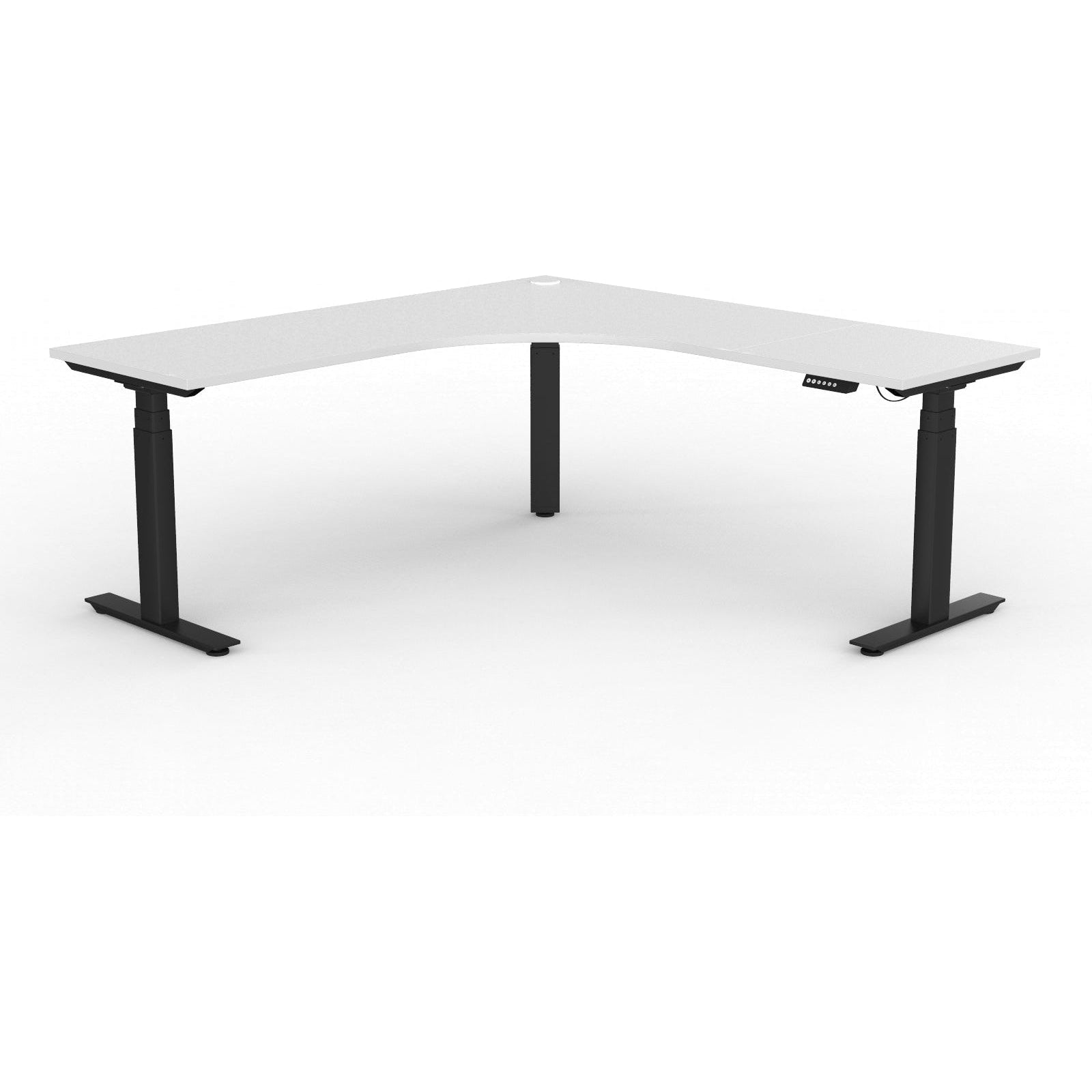 Agile+ Electric Height Adjustable Corner Workstation