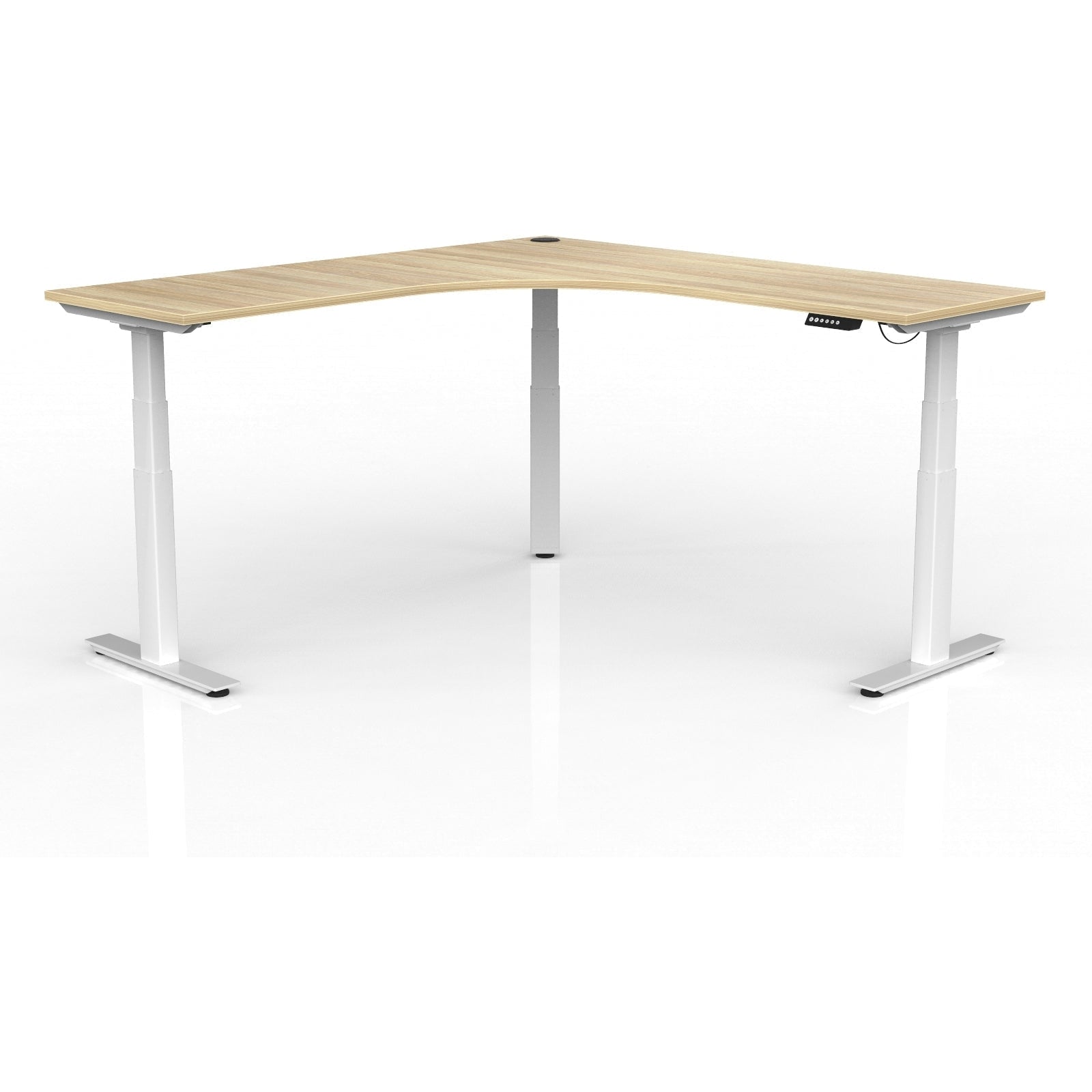 Agile+ Electric Height Adjustable Corner Workstation