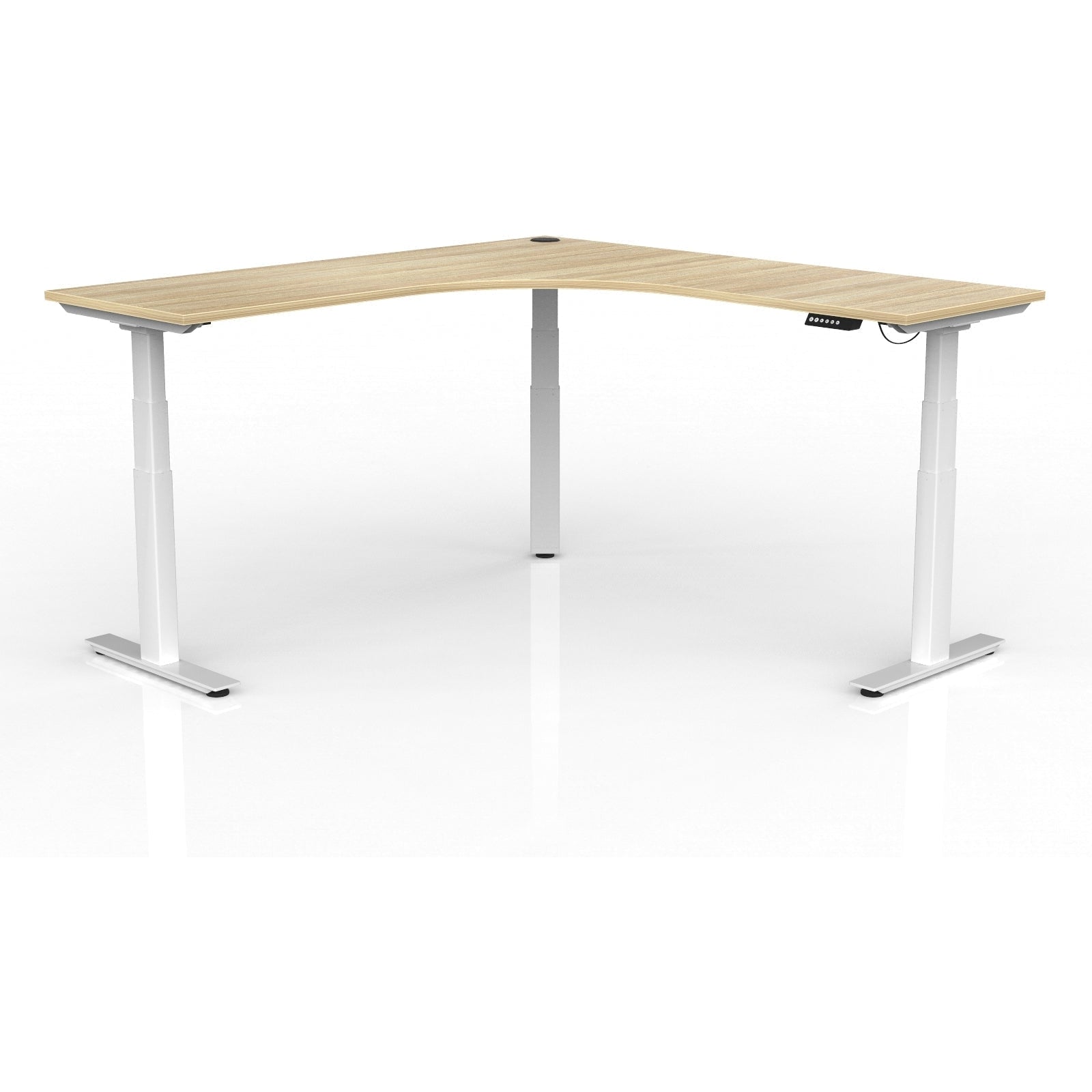 Agile+ Electric Height Adjustable Corner Workstation