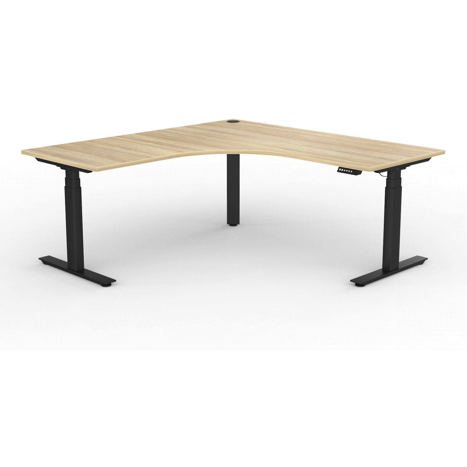 Agile+ Electric Height Adjustable Corner Workstation