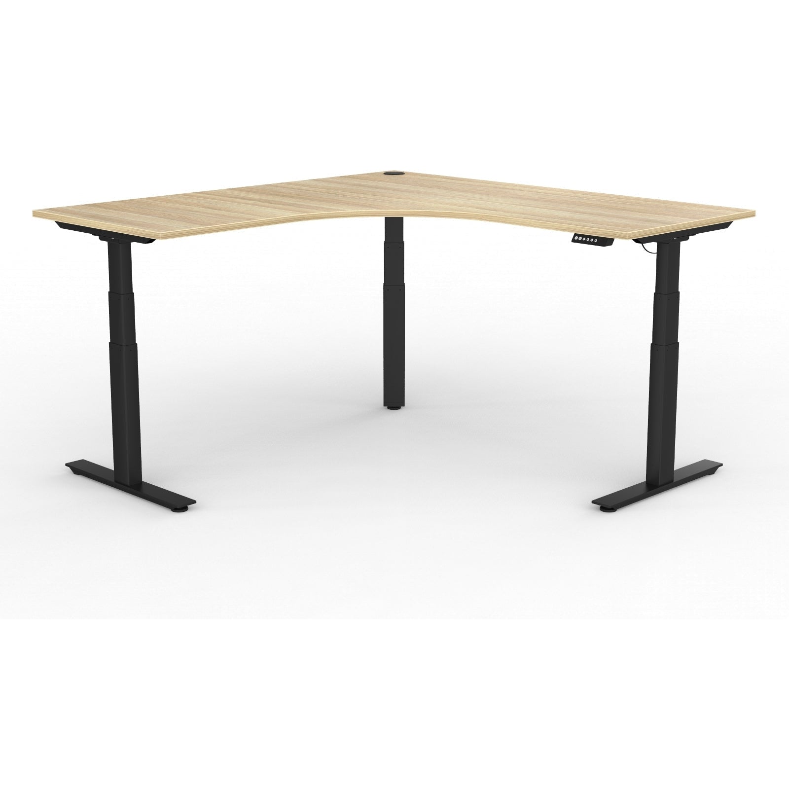 Agile+ Electric Height Adjustable Corner Workstation