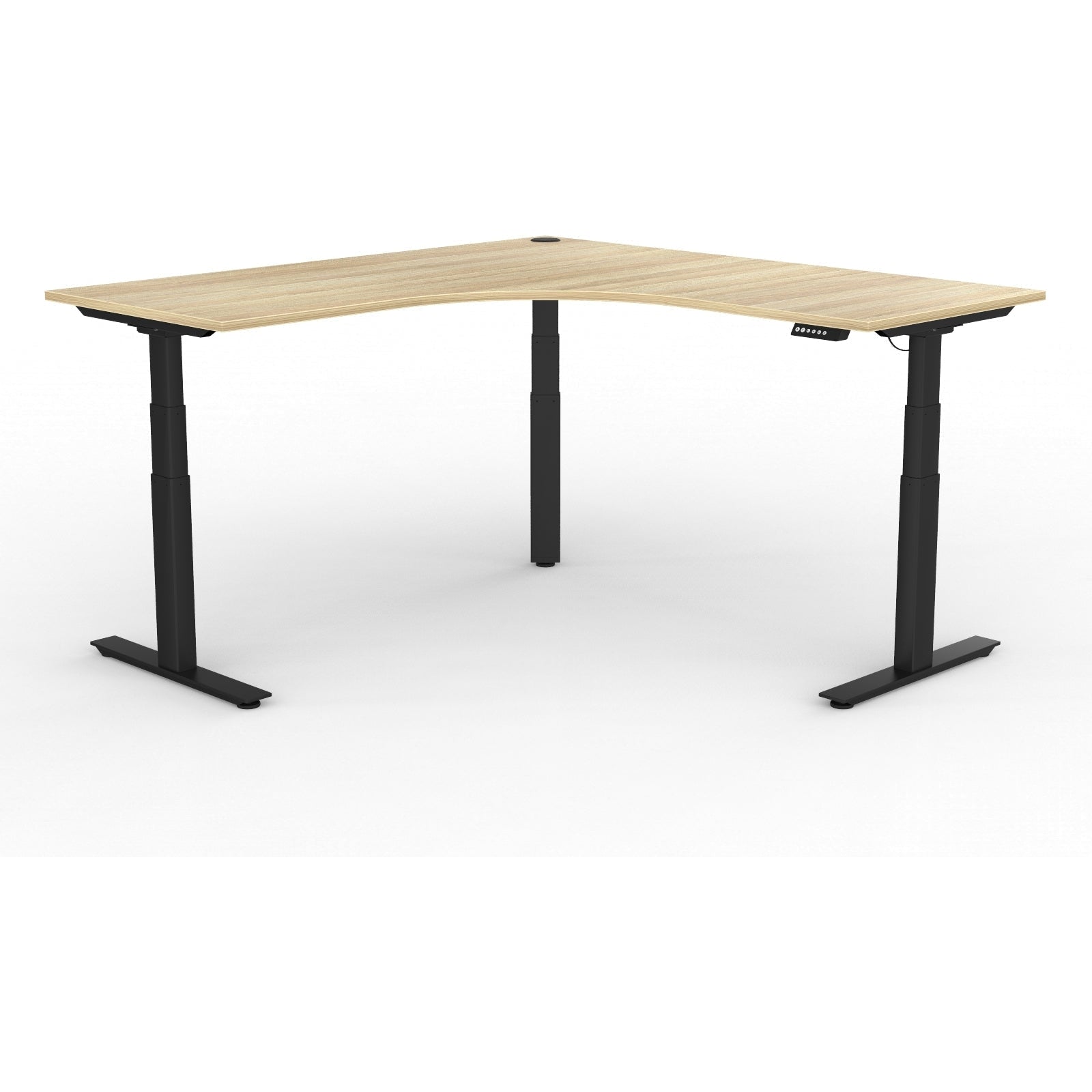 Agile+ Electric Height Adjustable Corner Workstation