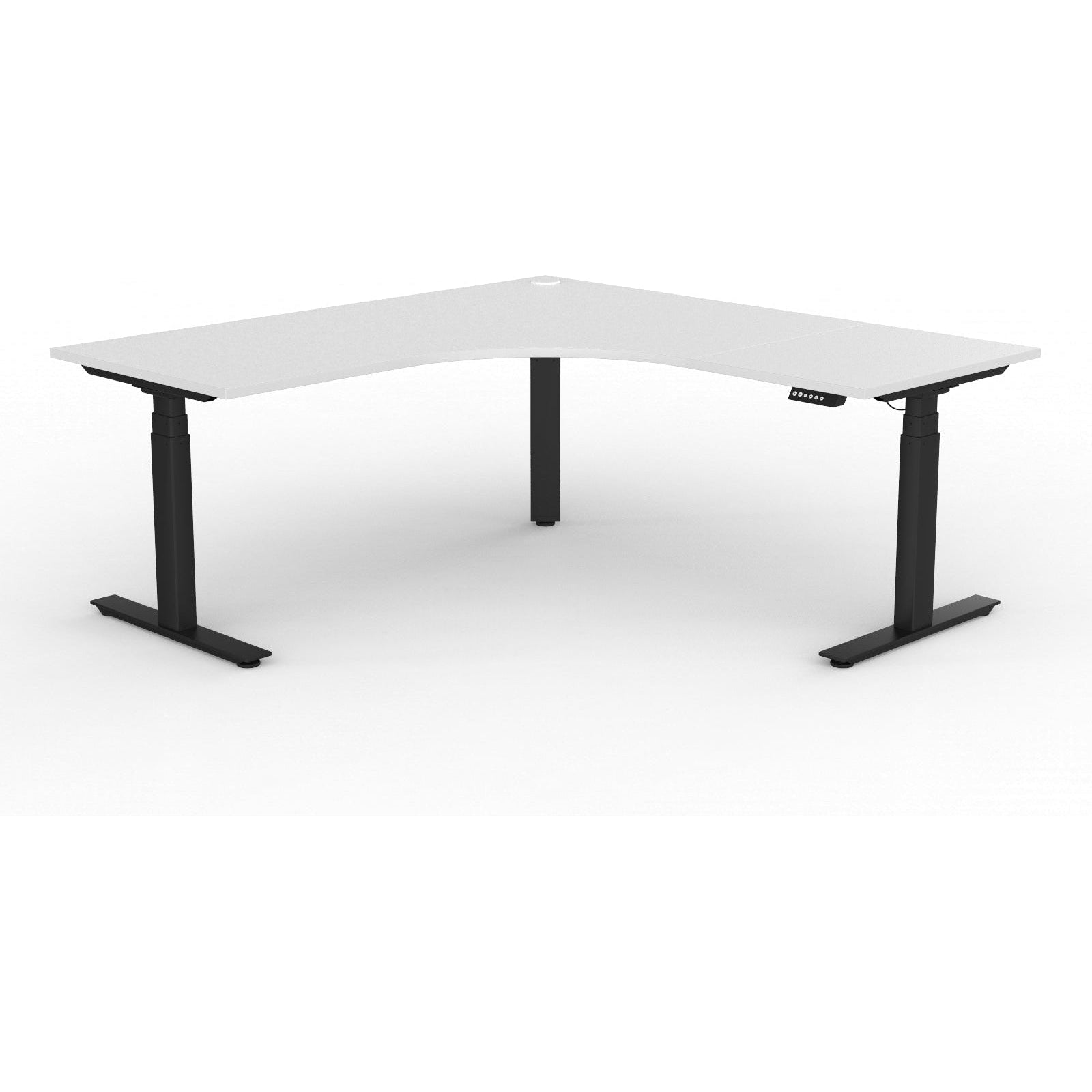 Agile+ Electric Height Adjustable Corner Workstation