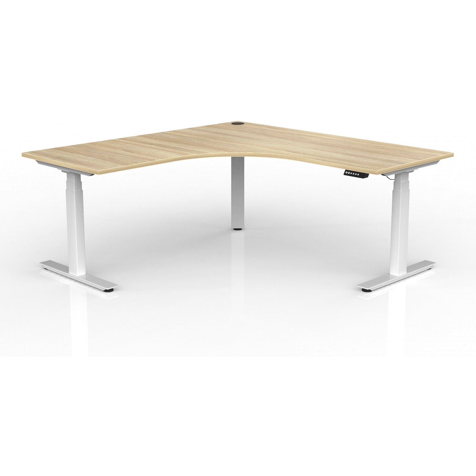 Agile+ Electric Height Adjustable Corner Workstation