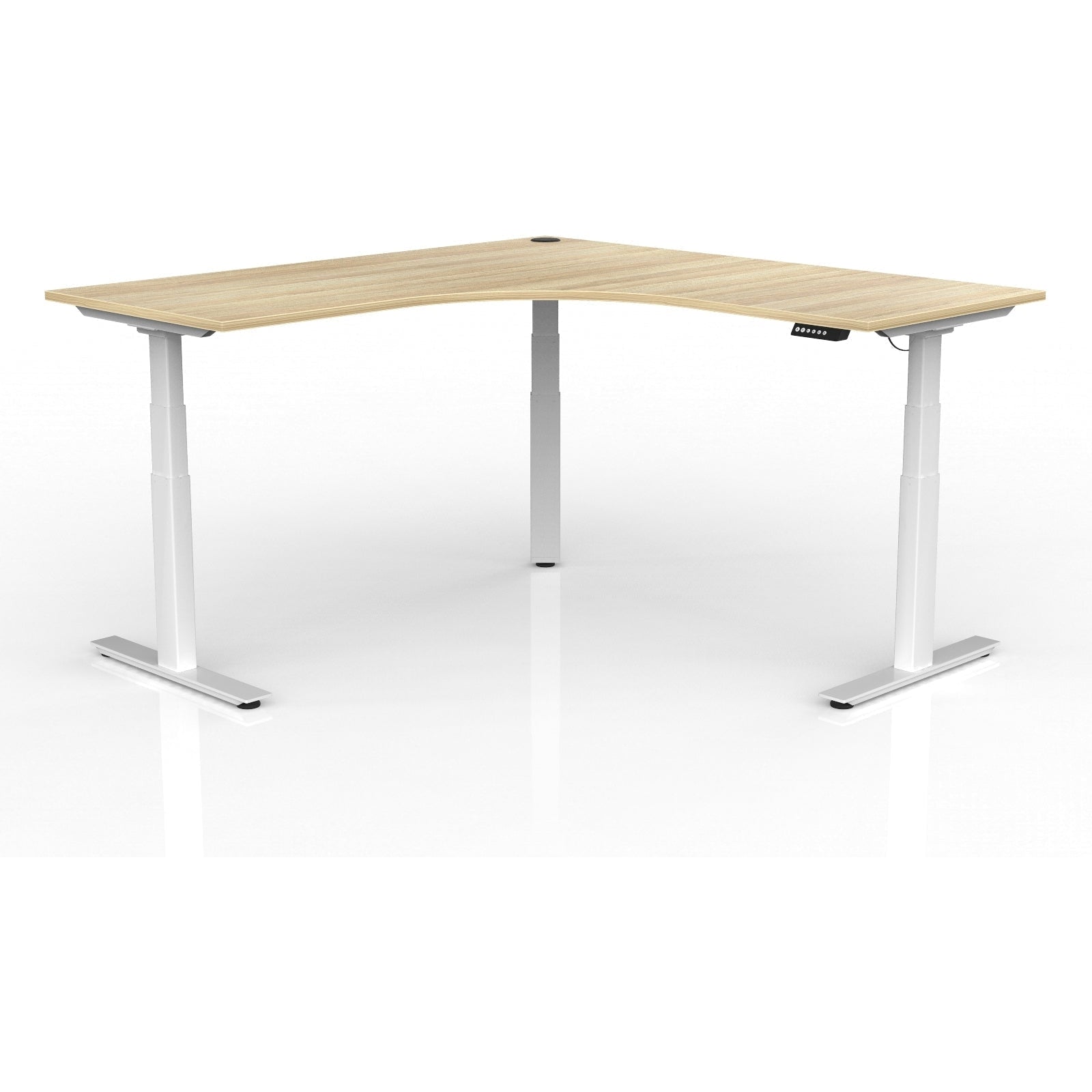 Agile+ Electric Height Adjustable Corner Workstation