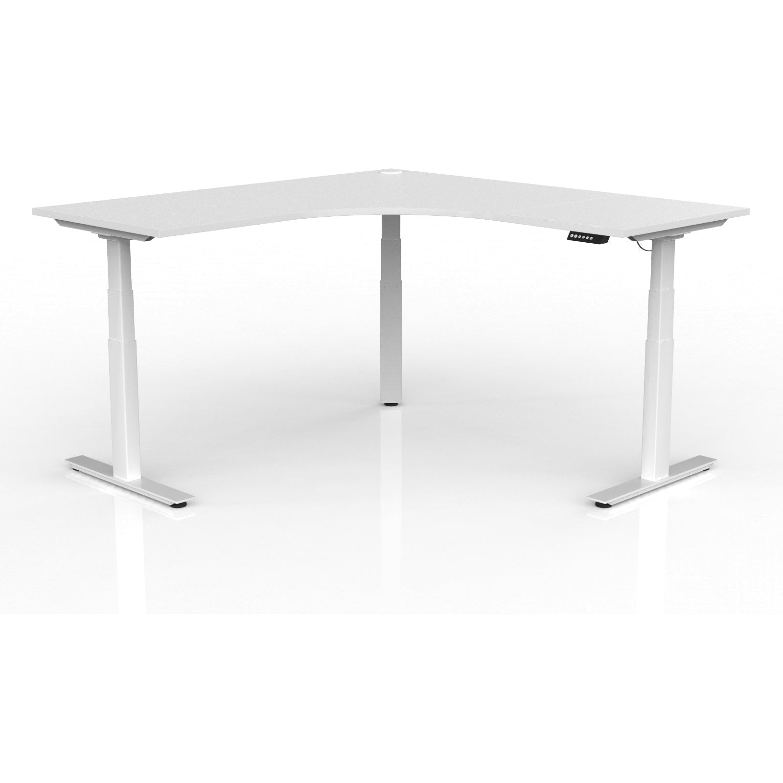 Agile+ Electric Height Adjustable Corner Workstation