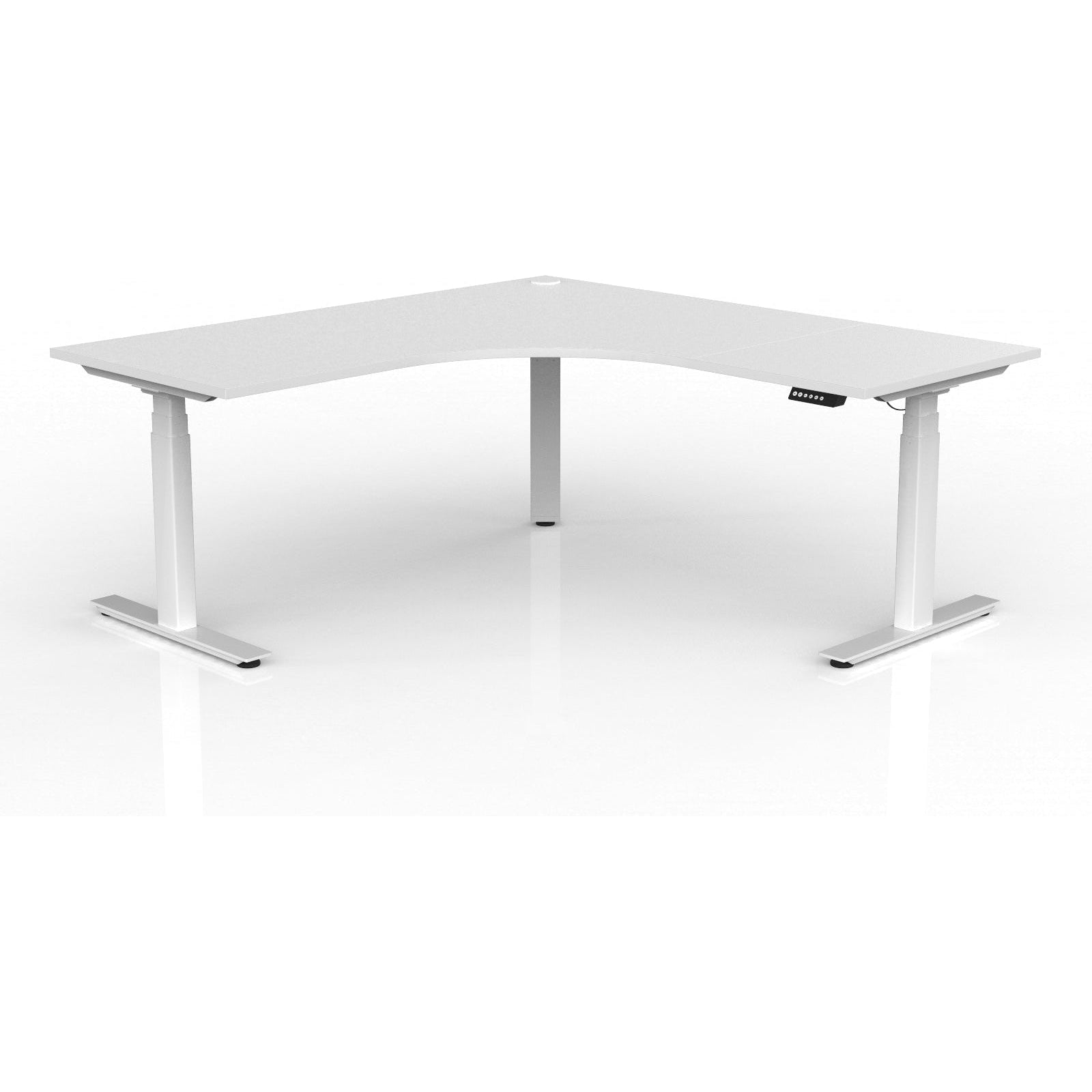 Agile+ Electric Height Adjustable Corner Workstation