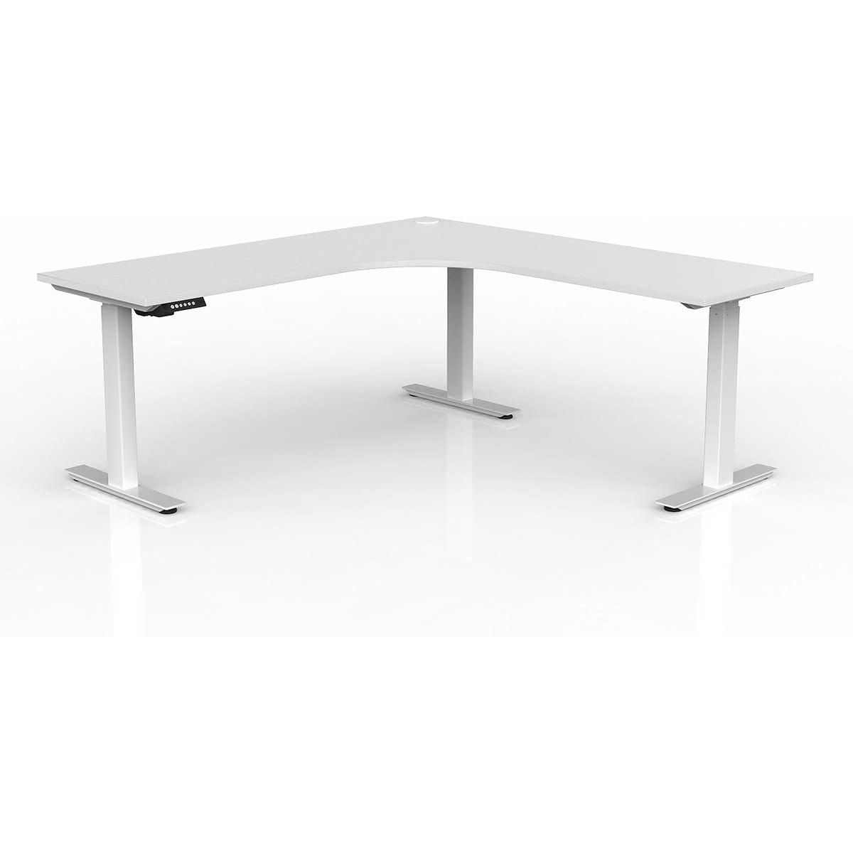 Agile Electric 2-Column 90° Workstation - Right Hand Workstation Return