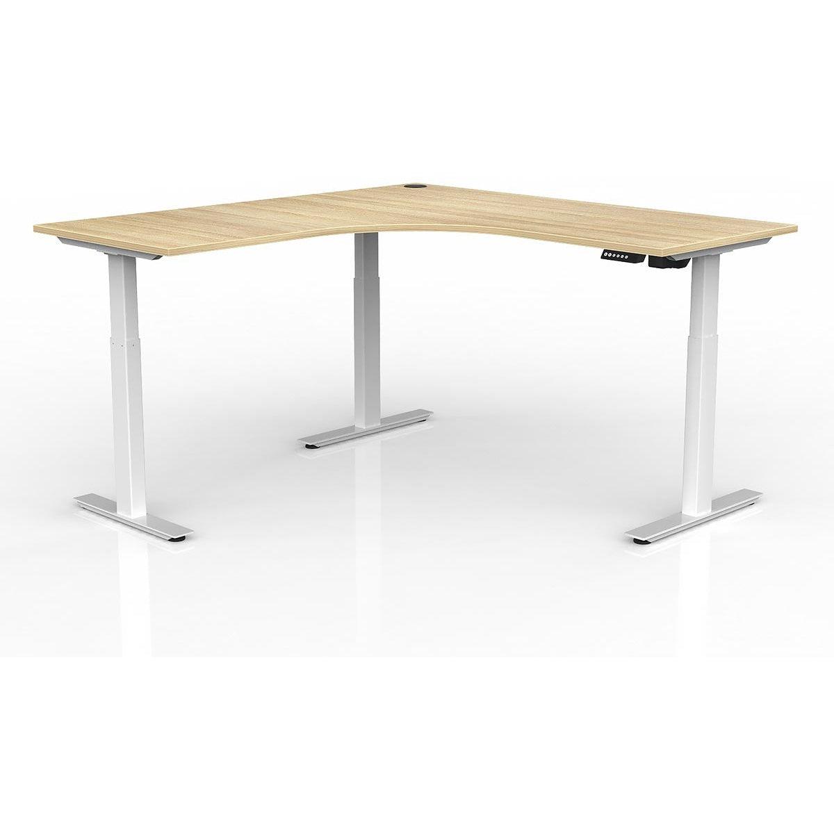 Agile Electric 2-Column 90° Workstation - Left Hand Workstation Return