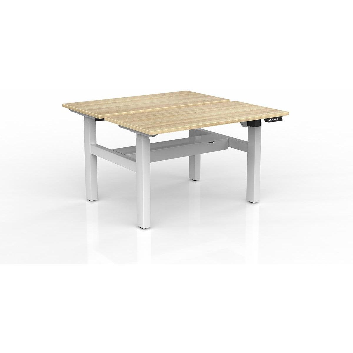 Agile 2-Column Electric Shared Desk - Cable Tray