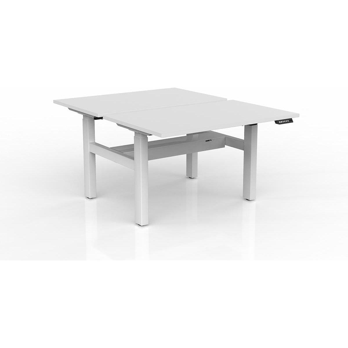 Agile 2-Column Electric Shared Desk - Cable Tray