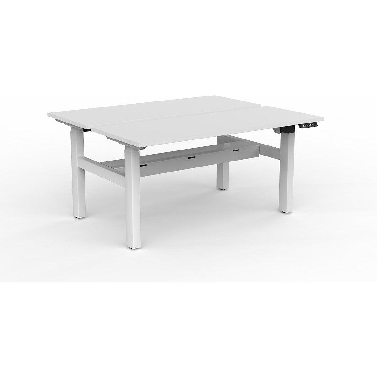 Agile 2-Column Electric Shared Desk - Cable Tray