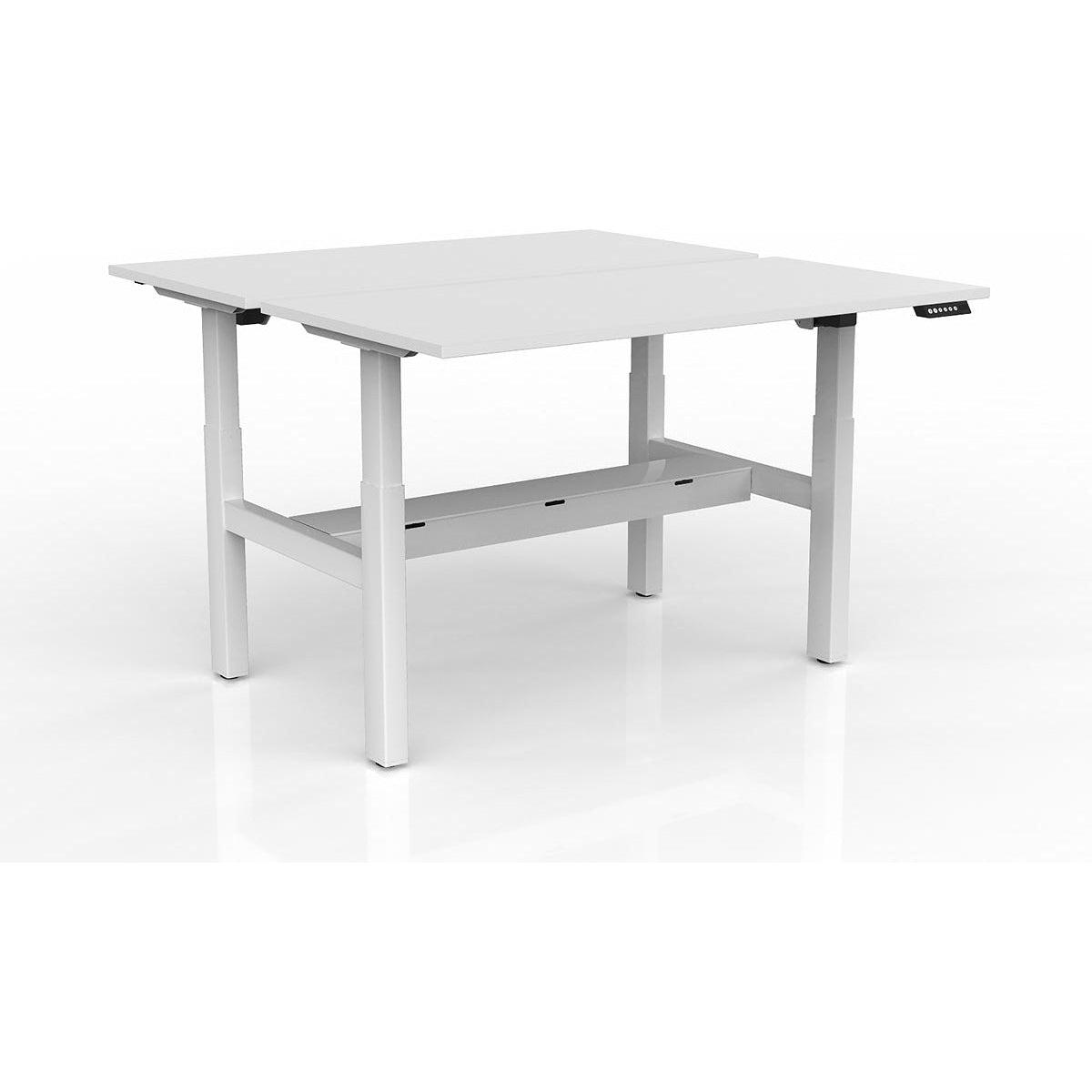 Agile 2-Column Electric Shared Desk - Cable Tray
