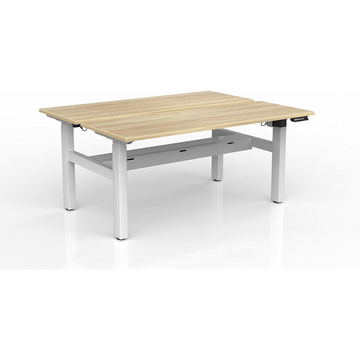 Agile 2-Column Electric Shared Desk - Cable Tray