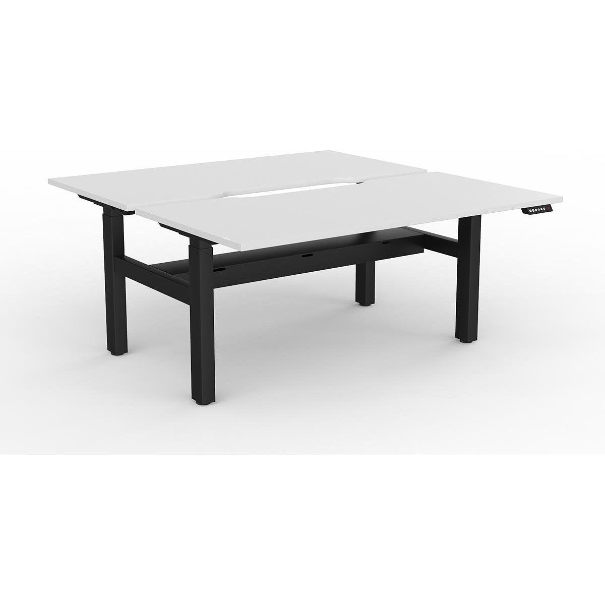 Agile 2-Column Electric Shared Desk - Cable Tray
