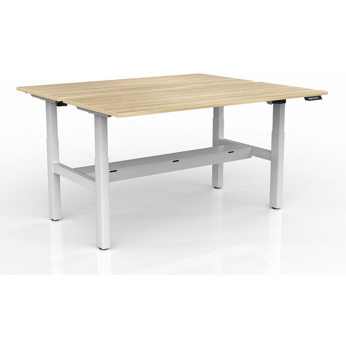 Agile 2-Column Electric Shared Desk - Cable Tray
