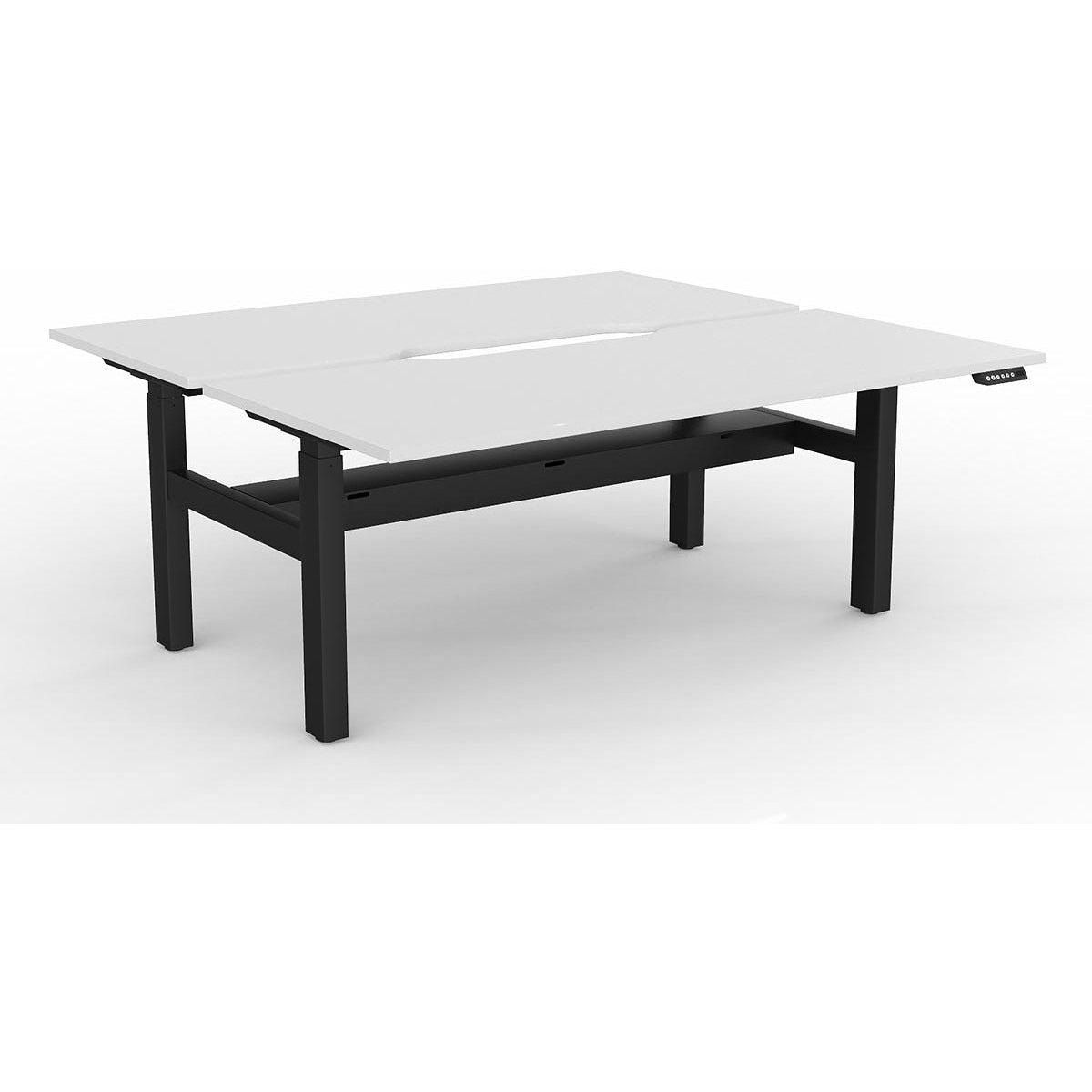 Agile 2-Column Electric Shared Desk - Cable Tray
