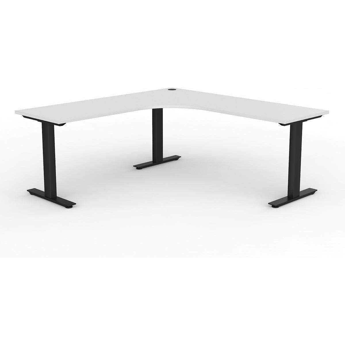 Agile Fixed Height 90° Workstation - Left Hand Workstation Return