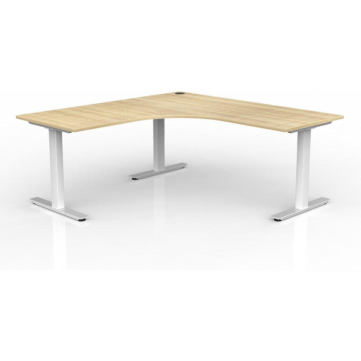 Agile Fixed Height 90° Workstation - Left Hand Workstation Return