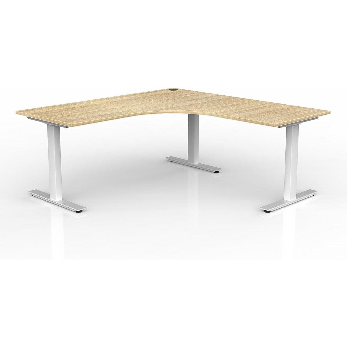 Agile Fixed Height 90° Workstation - Right Hand Workstation Return