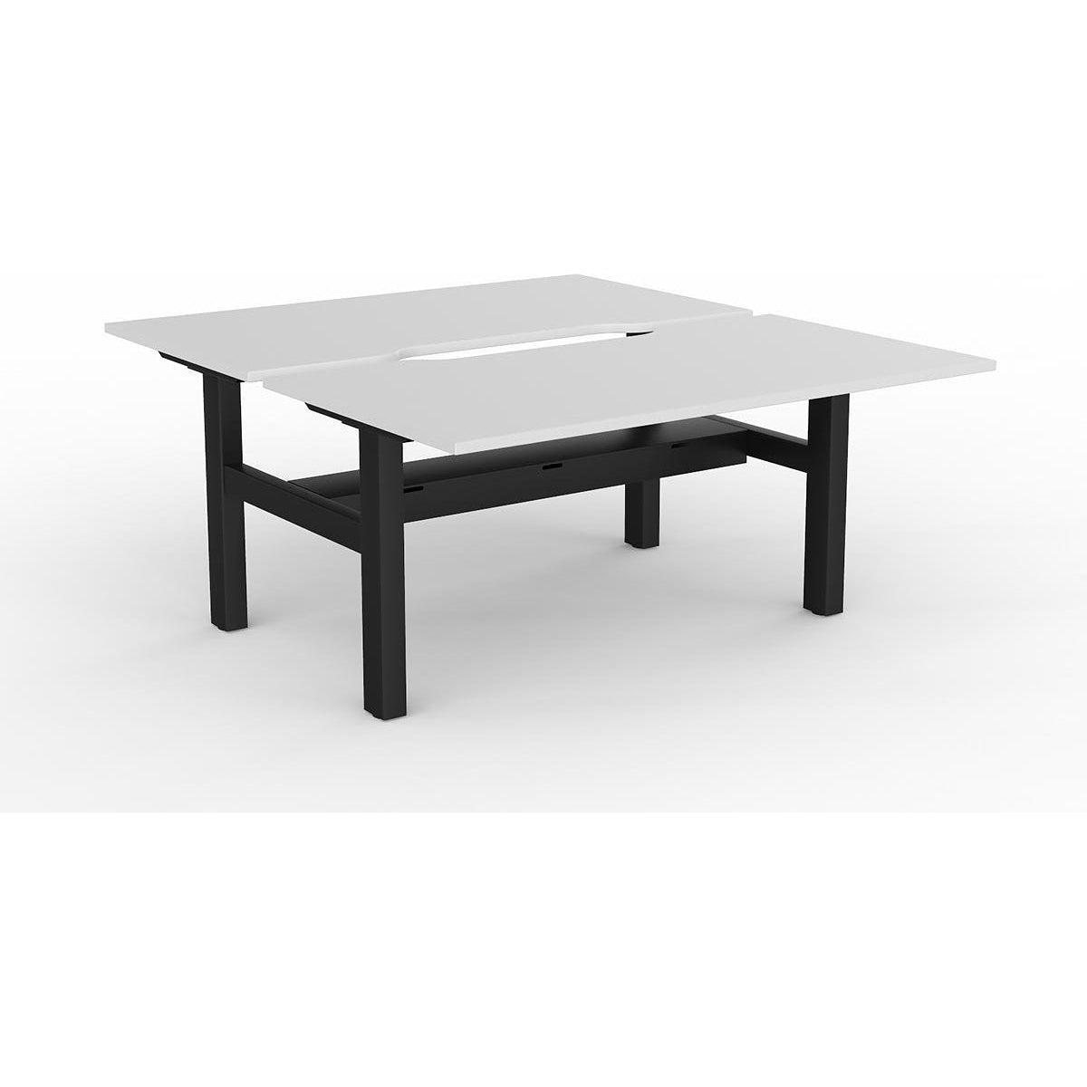 Agile Fixed Height Shared Desk - Cable Tray