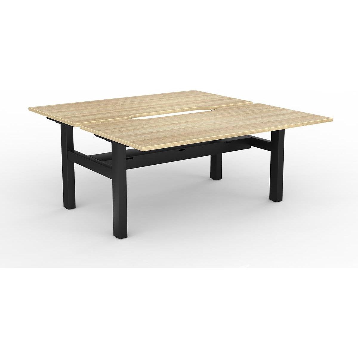 Agile Fixed Height Shared Desk - Cable Tray