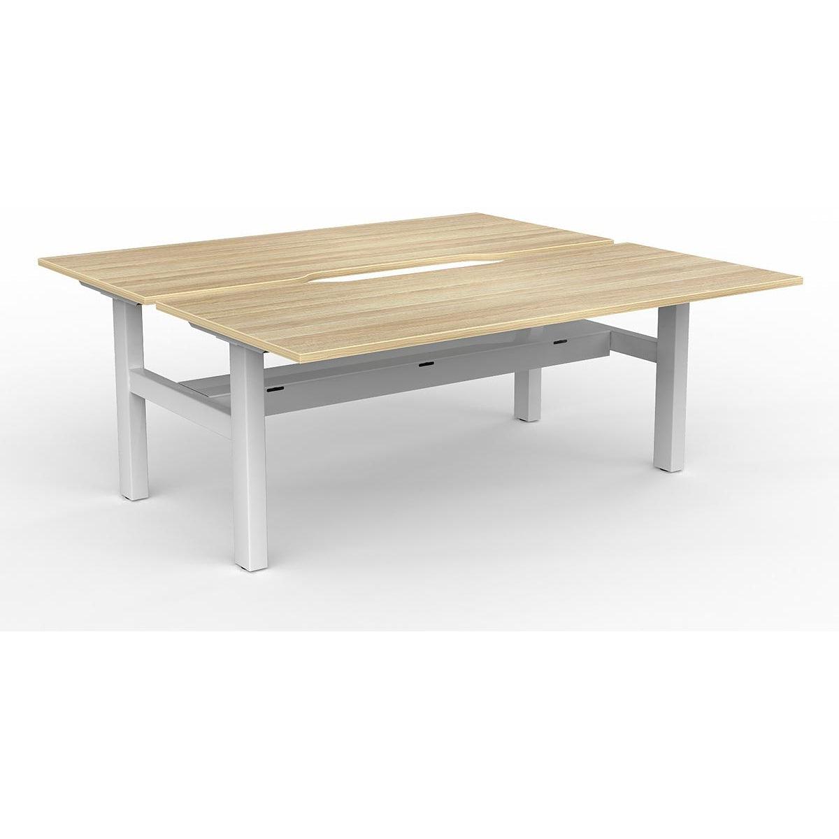 Agile Fixed Height Shared Desk - Cable Tray