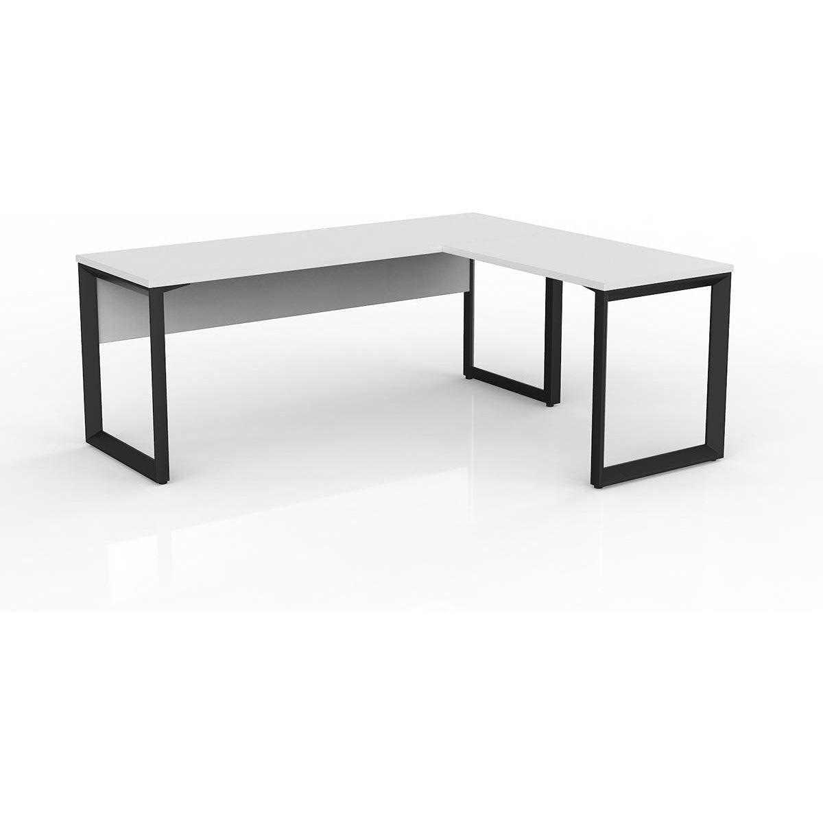 Anvil Desk with Return and Modesty - Right Hand