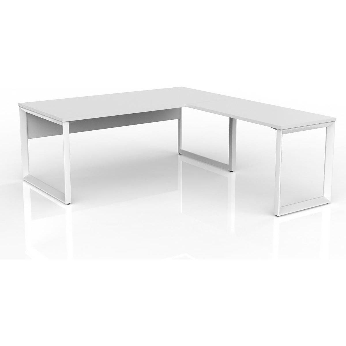 Anvil Desk with Return and Modesty - Right Hand