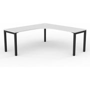 Axis Single 90-degree Workspace - White Worktop