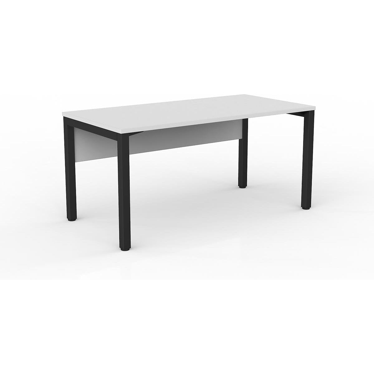 Axis Straight Desk with Melamine Modesty