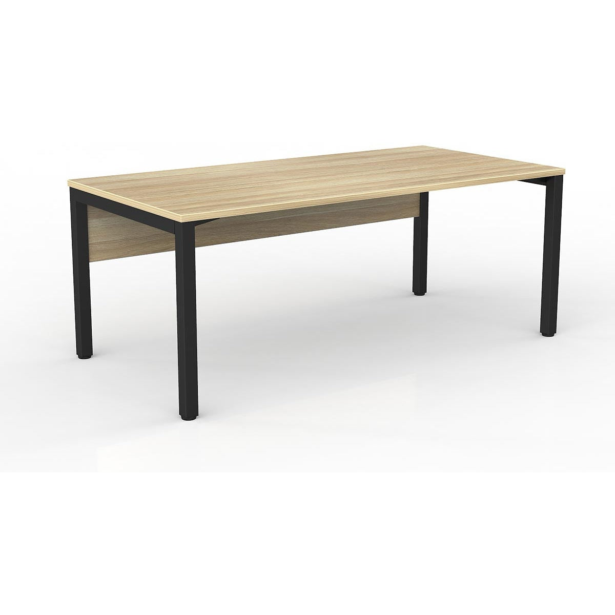 Axis Straight Desk with Melamine Modesty