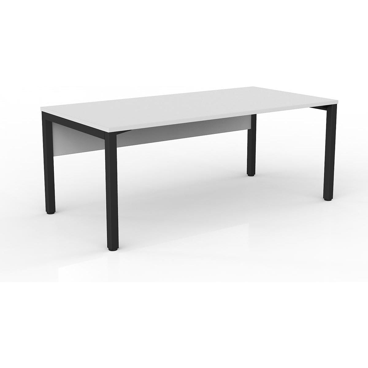 Axis Straight Desk with Melamine Modesty