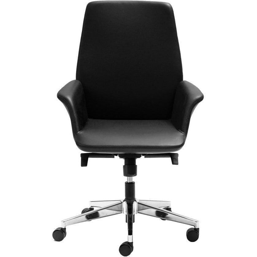 Accord Leather Medium Back Chair