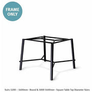 IDEO Square Meeting Table Frame – Steel Legs ‘Pronto’