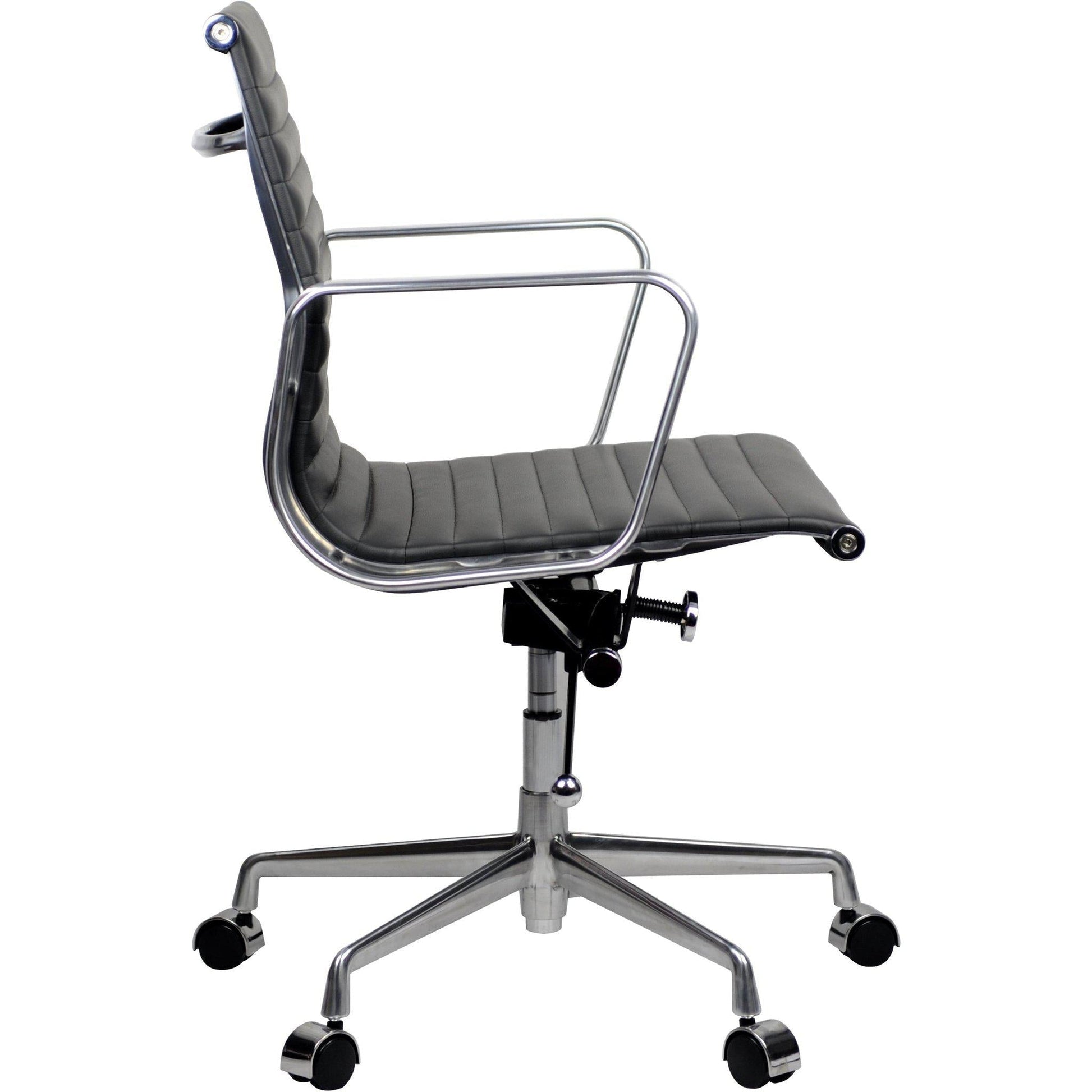 Aero Leather Mid Back Chair