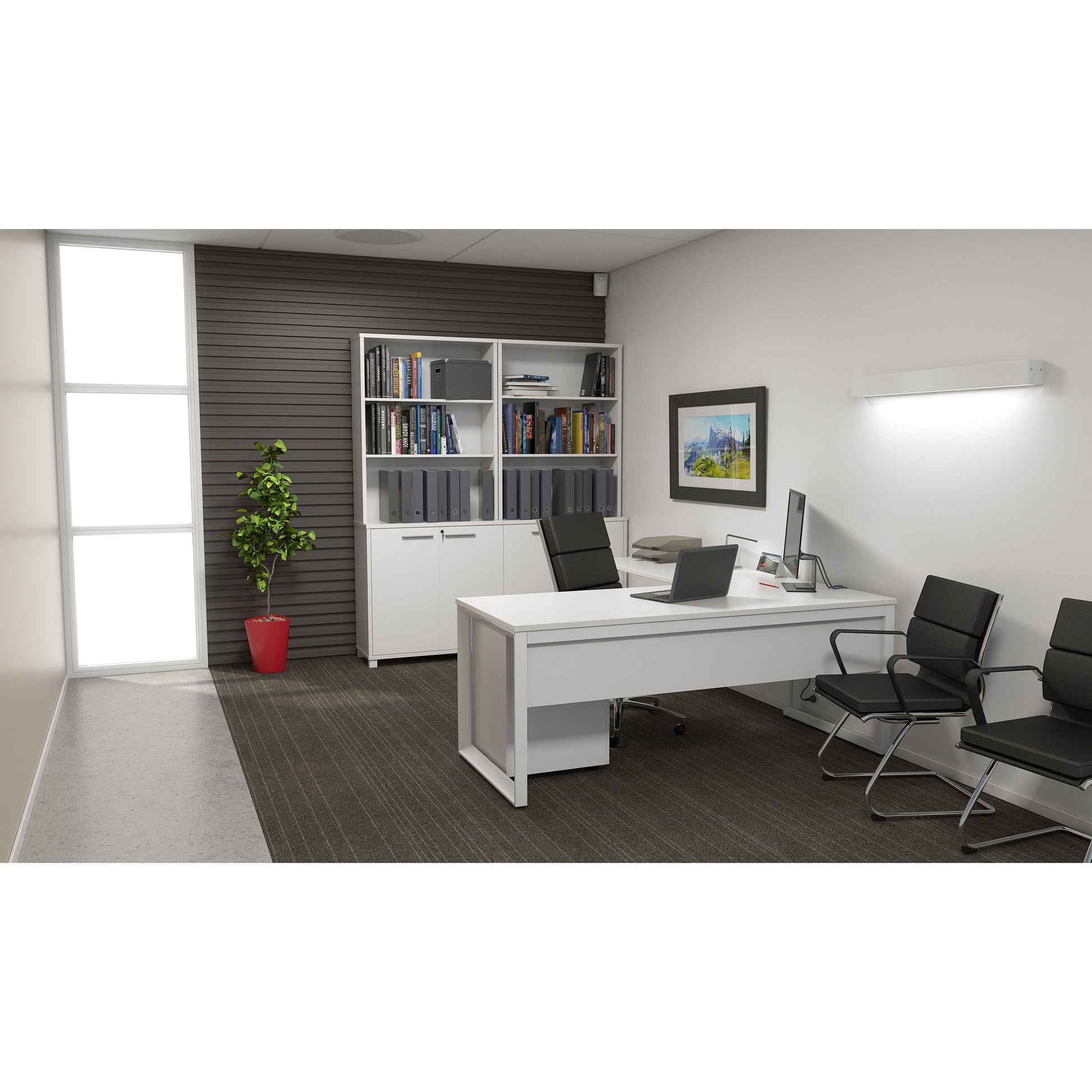 Anvil Single 90 Degree Workspace - Left Hand