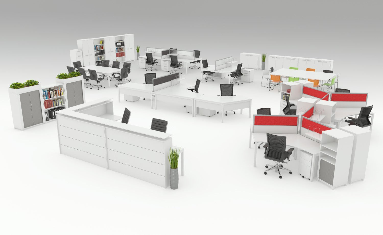 Axis Reception Counter with Poptop