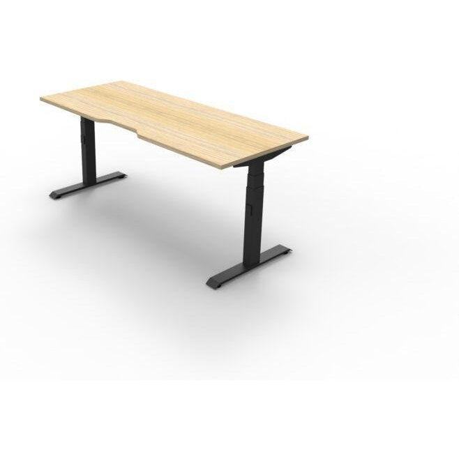 BOOST Plus + Electric Height Adjustable Single Sided Workstation