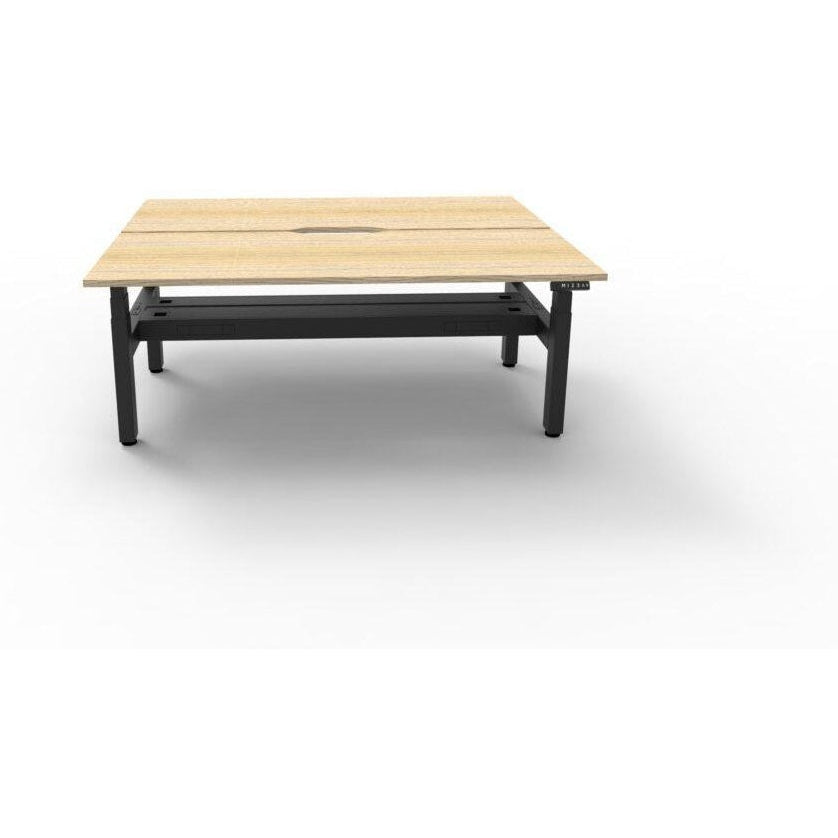 BOOST Plus + Electric Height Adjustable Back to Back Workstation