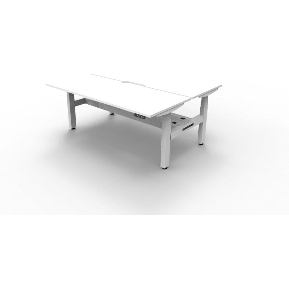 BOOST Plus + Electric Height Adjustable Back to Back Workstation