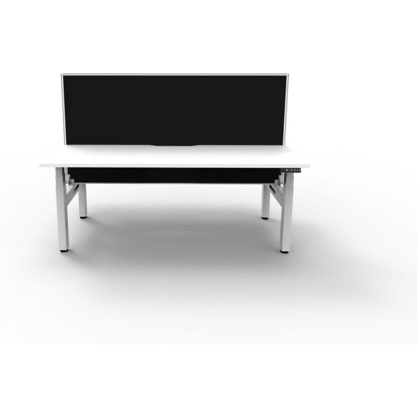 BOOST Plus + Electric Height Adjustable Back to Back Workstation